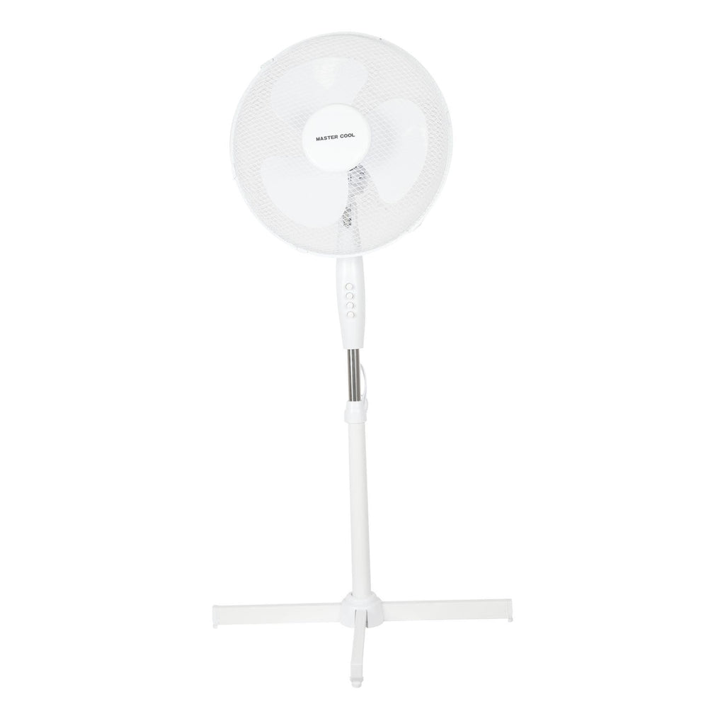 16 Inch 3-Speed Oscillating Pedestal Fan White V2295