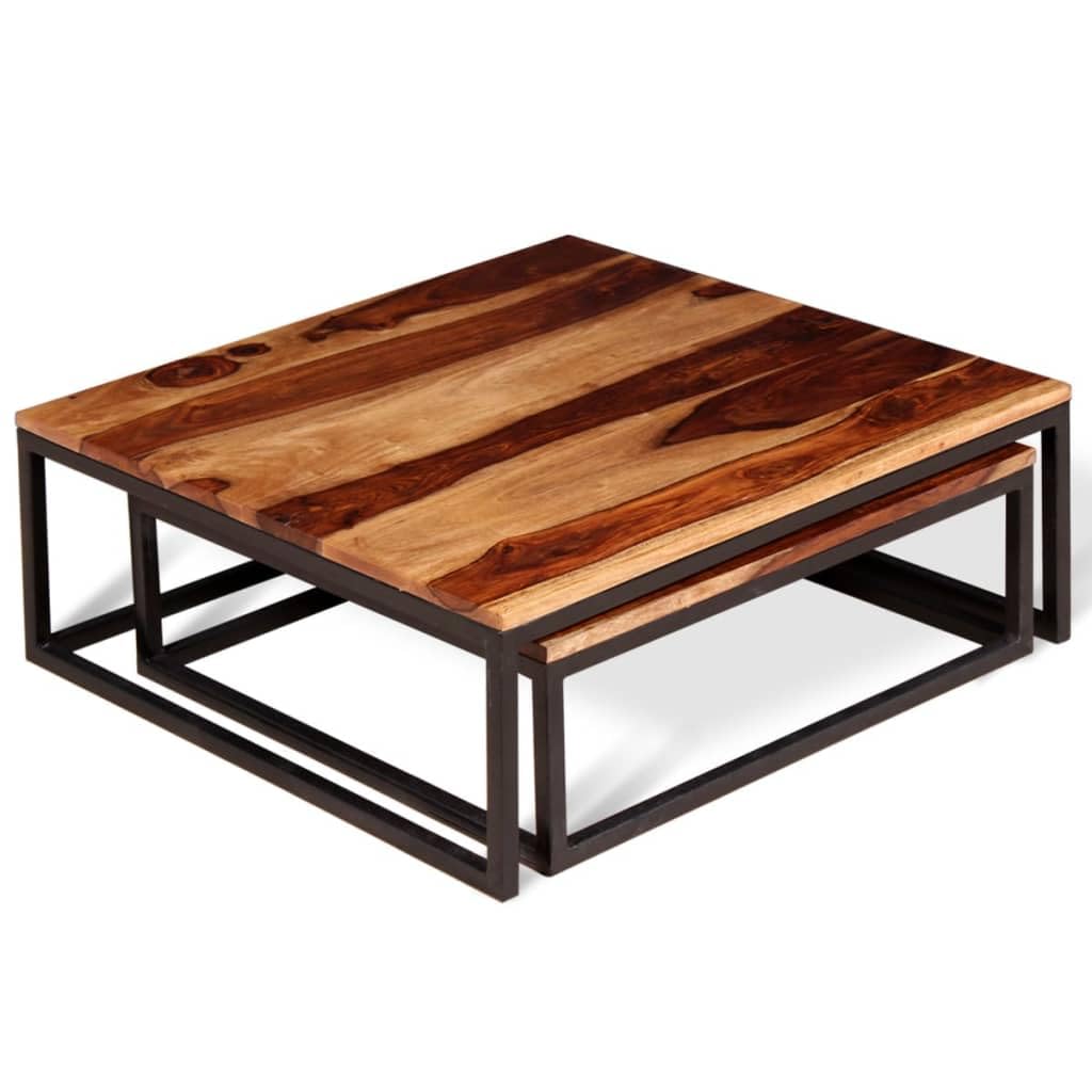 Solid Sheesham Wood Table Set D9130