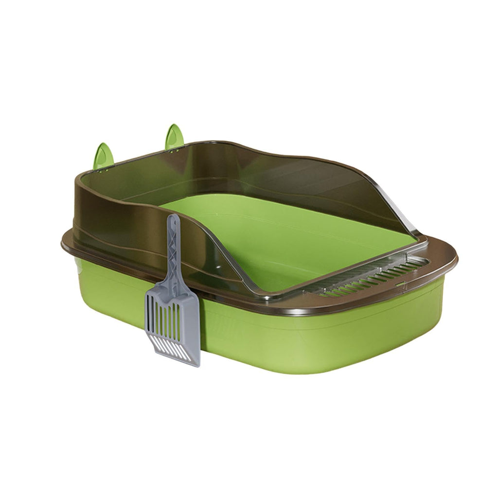 Green Semi Closed Sifting Cat Litter Box E83854