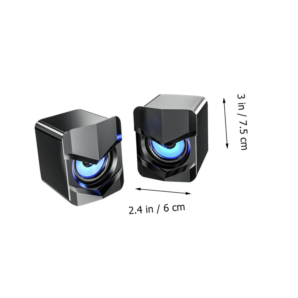 2 Pack Mini USB Powered Computer Speakers I916