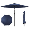 9FT Outdoor Patio Umbrella Navy Blue D33238