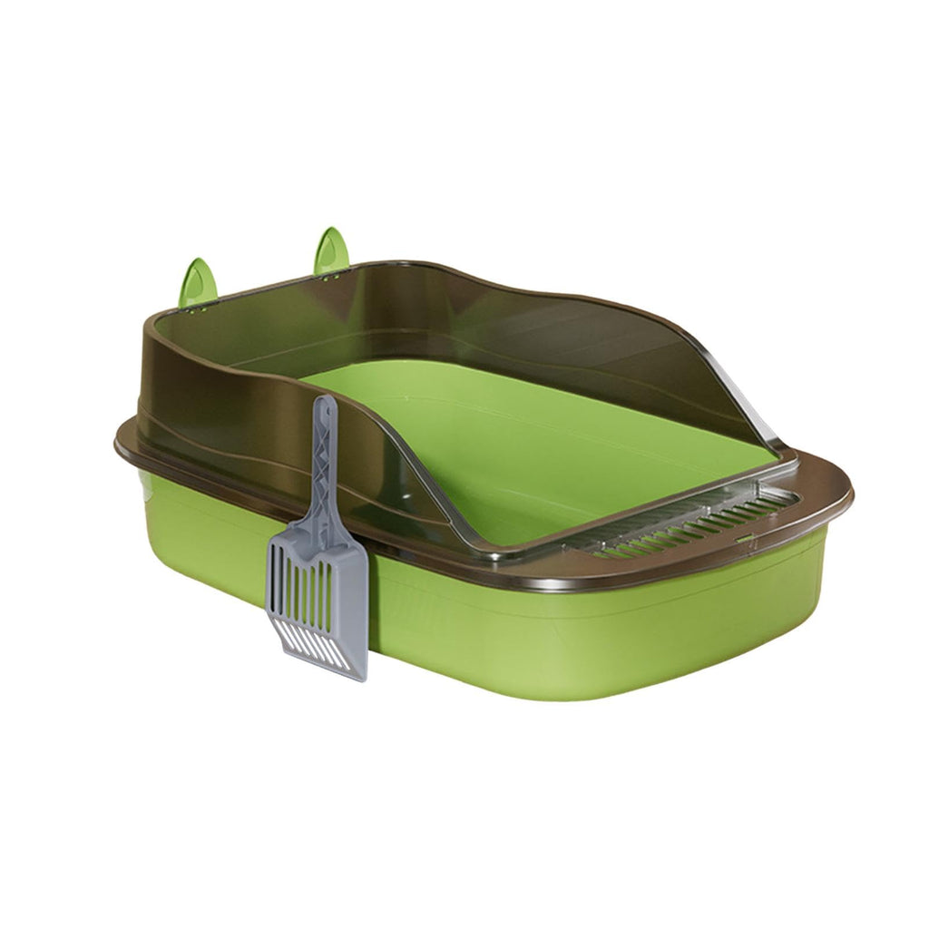 Green Semi Closed Sifting Cat Litter Box E83854