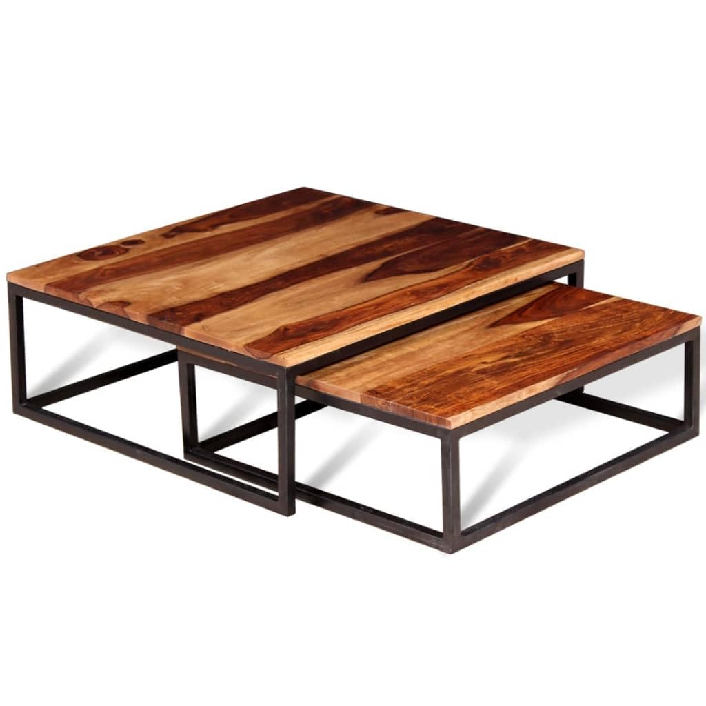 Solid Sheesham Wood Table Set D9130