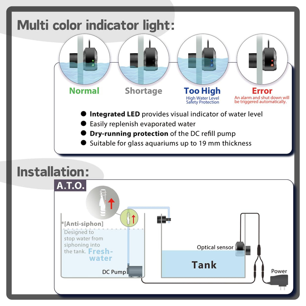 Auto Top Off System Saltwater Aquarium U4263