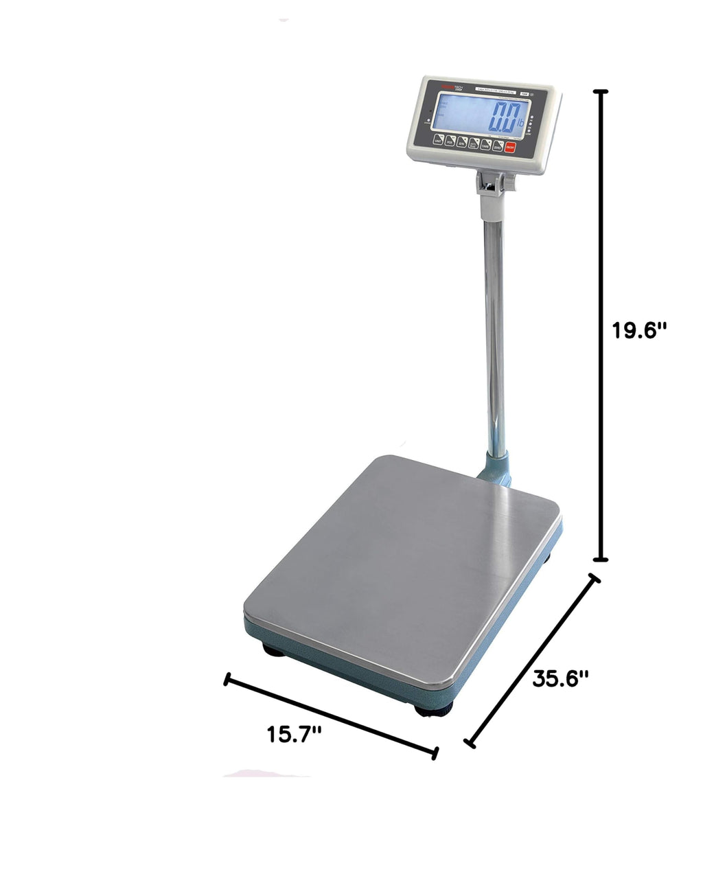 500lb Capacity Lb/Kg Switchable Bench Scale C78525