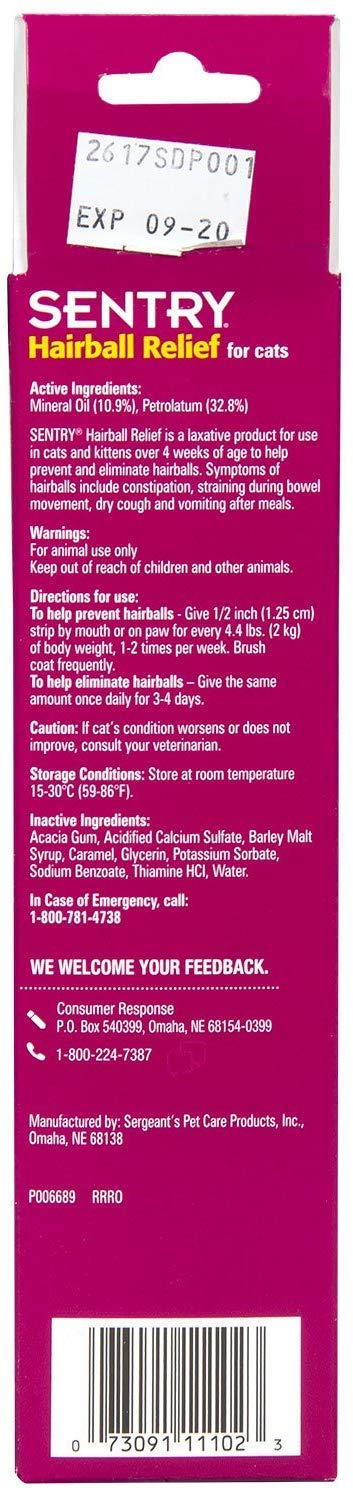 Liquid Hairball Relief 4.4 oz Pack of 2 D124