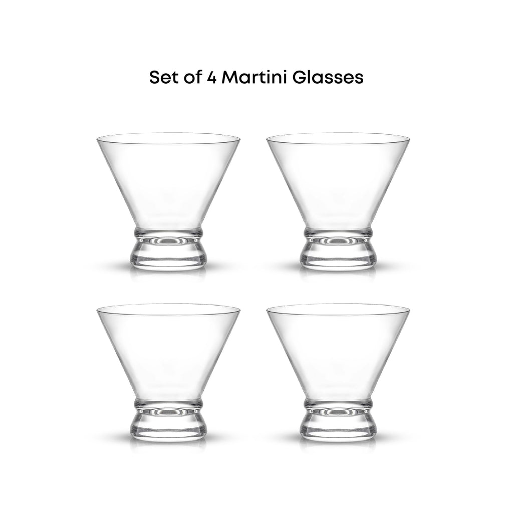 Stemless Martini Glasses Set of 4 W721