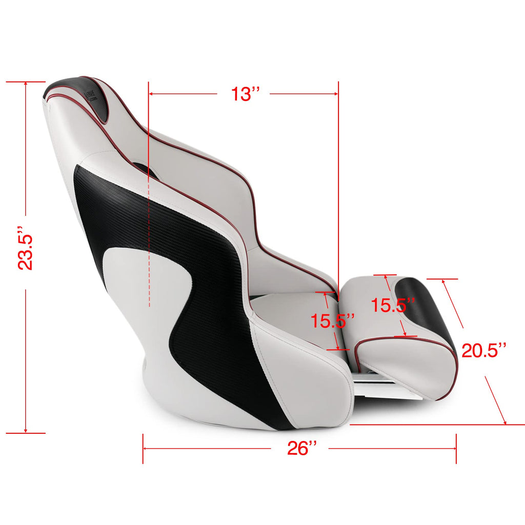 Two Tone Captains Bucket Boat Seat C2440