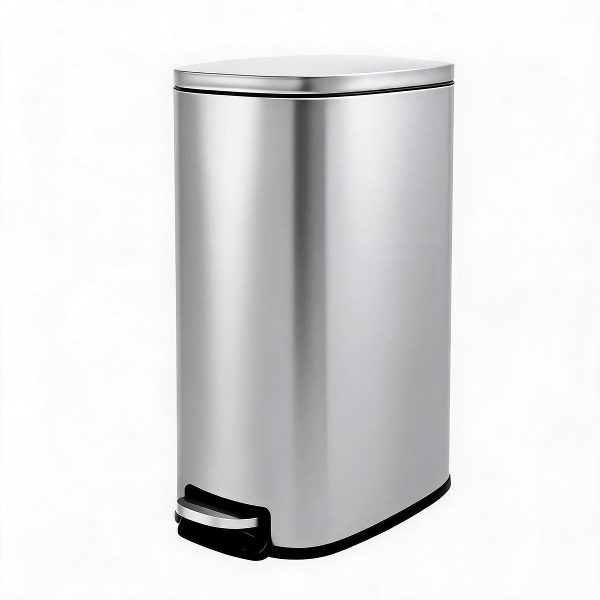 Stainless Steel Vertical Arc Trash Can 50L G33037