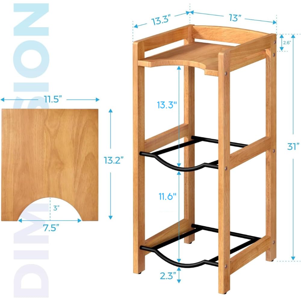 5 Gallon Water Jug Holder with Top Shelves X4004
