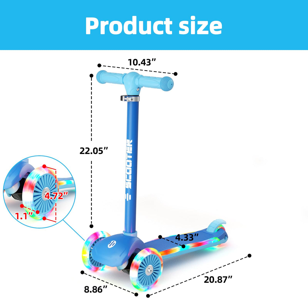 3-Wheel Scooter for Kids I7784