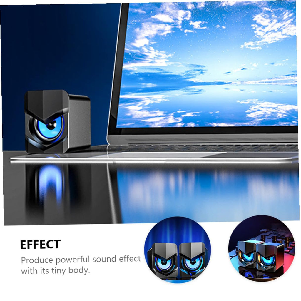 2 Pack Mini USB Powered Computer Speakers I916