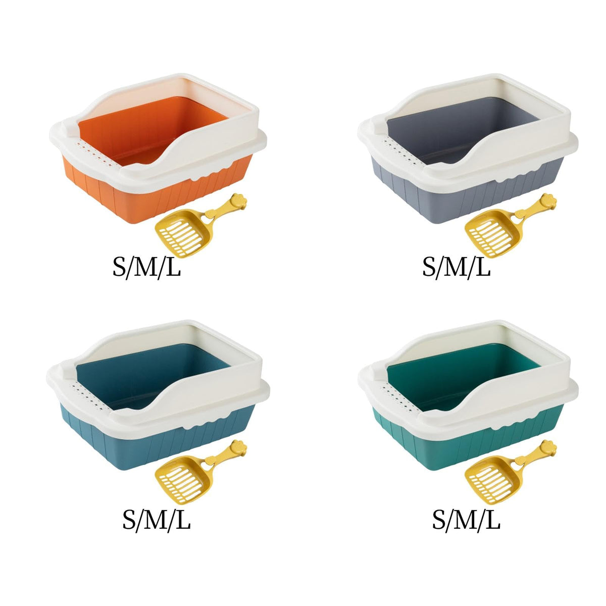 Open Top Cat Litter Box D547100