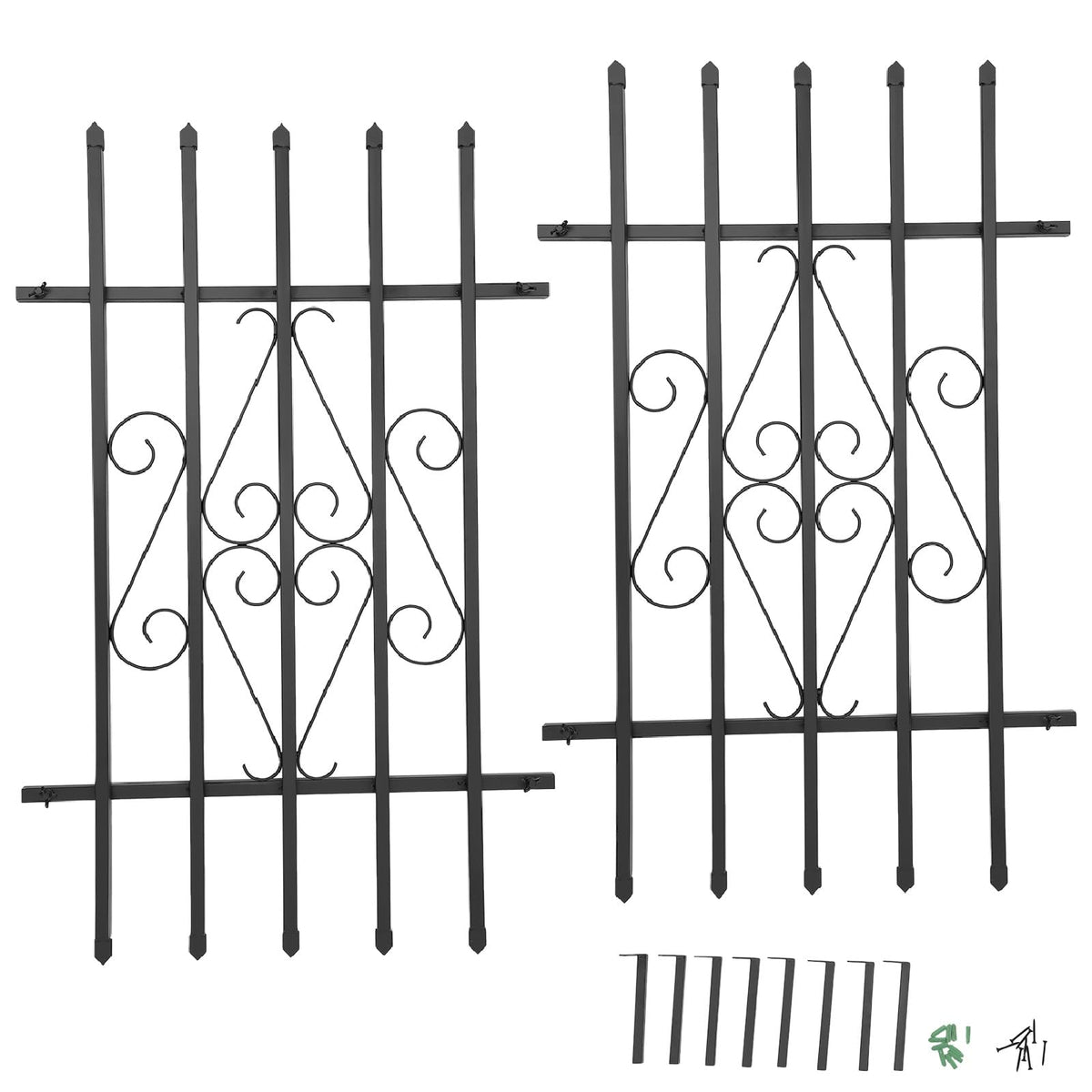 24X36inch Window Security Bars L38909