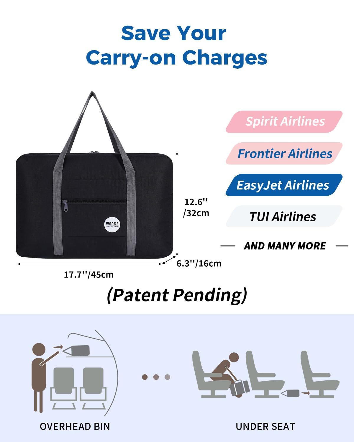 Personal Item Travel Bag E336314