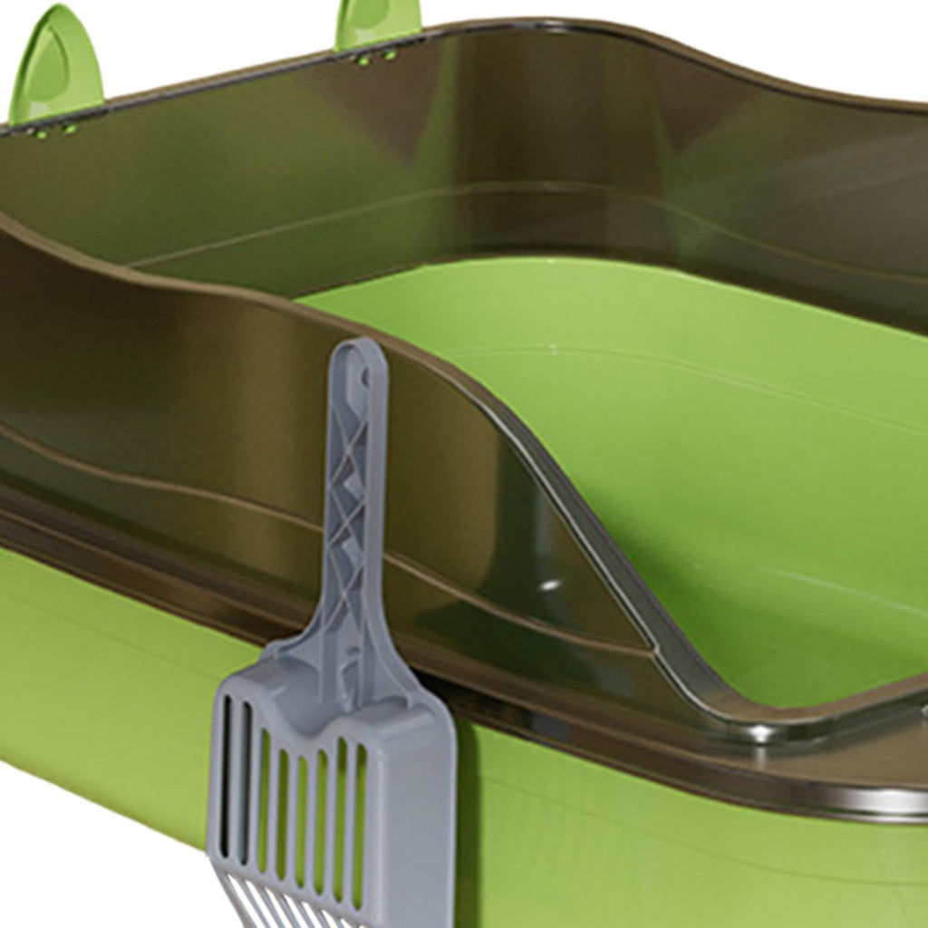 Green Semi Closed Sifting Cat Litter Box E83854