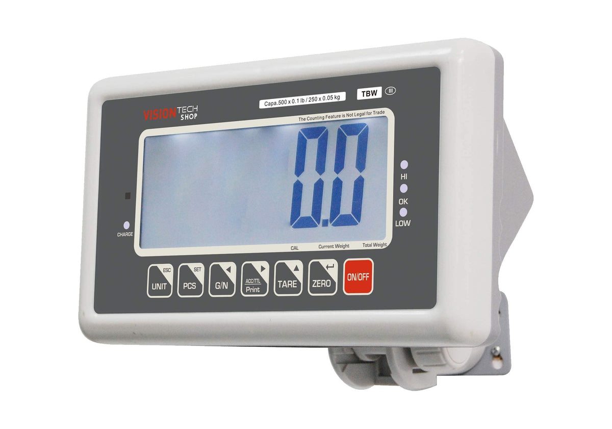 500lb Capacity Lb/Kg Switchable Bench Scale C78525