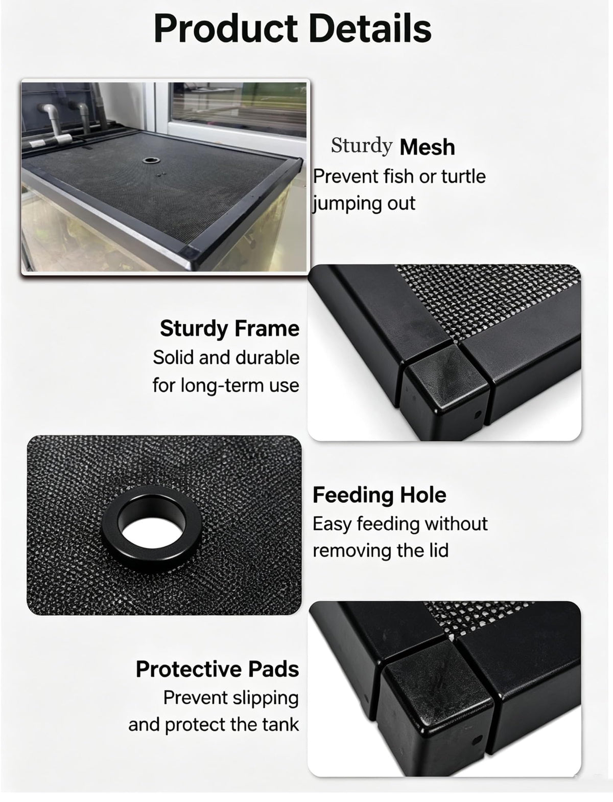 Aluminum Mesh Lid for Fish Tank Y1510
