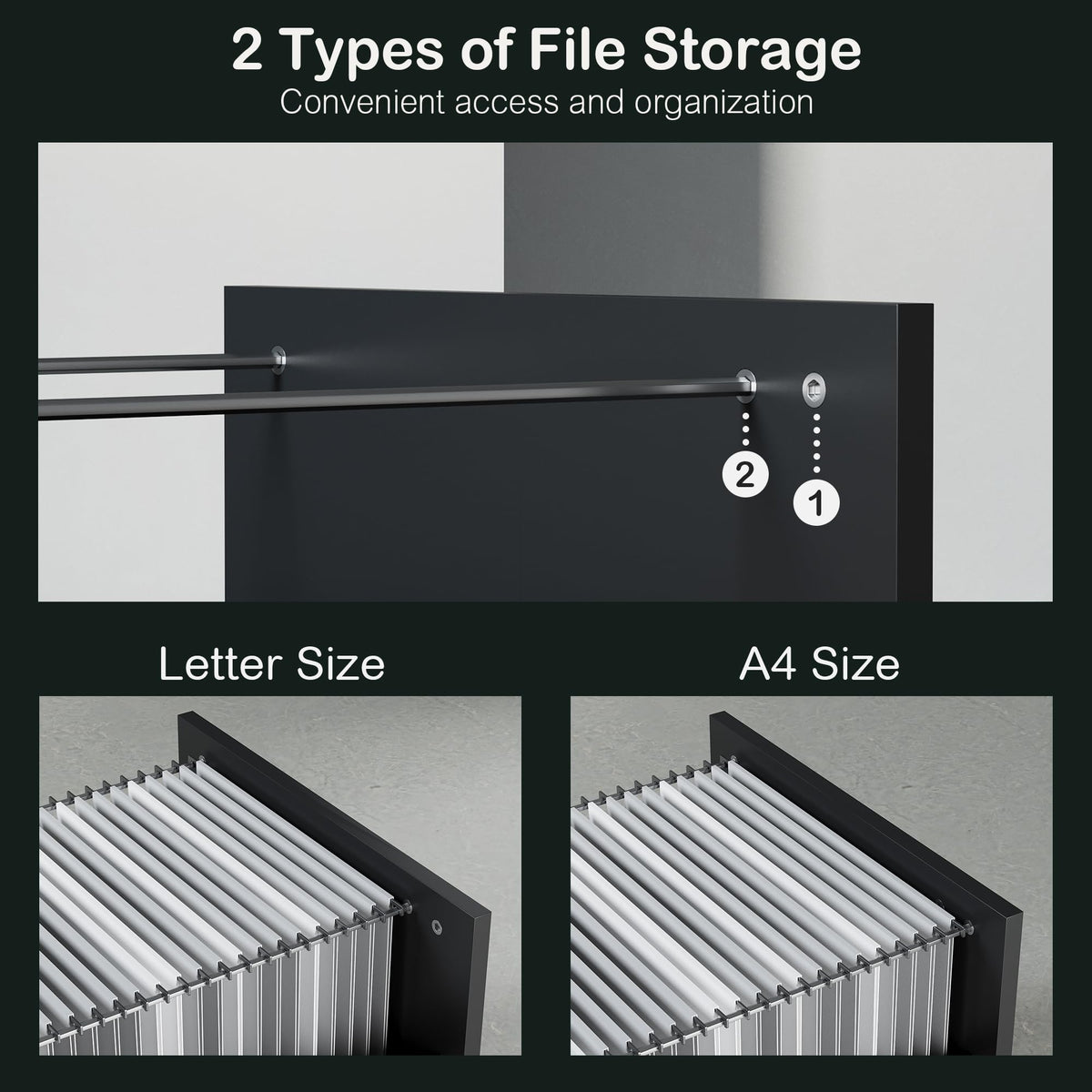 4 Drawer File Cabinet with Lock L20092