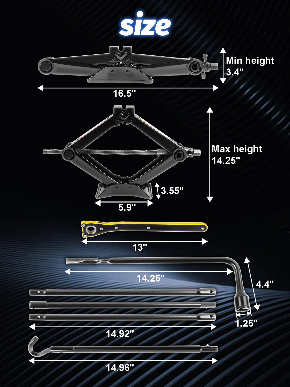 Spare Tire Tool Kit R32917