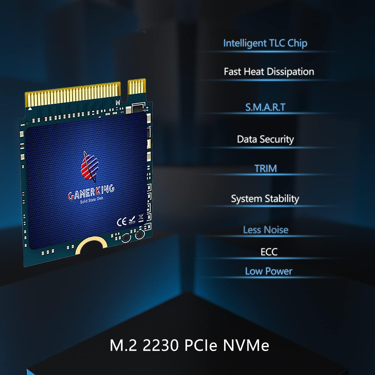 128GB M.2 2230 NVMe PCIe Gen 3.0X4 Internal SSD D7971