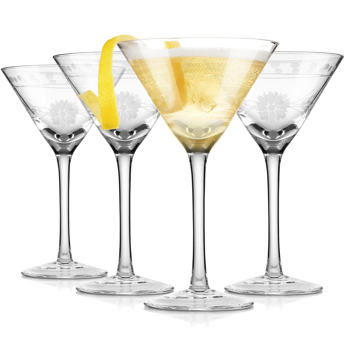 9.6 oz Martini Glasses Set of 4 F79664