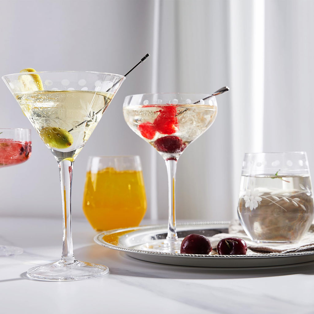 9.6 oz Martini Glasses Set of 4 F79664