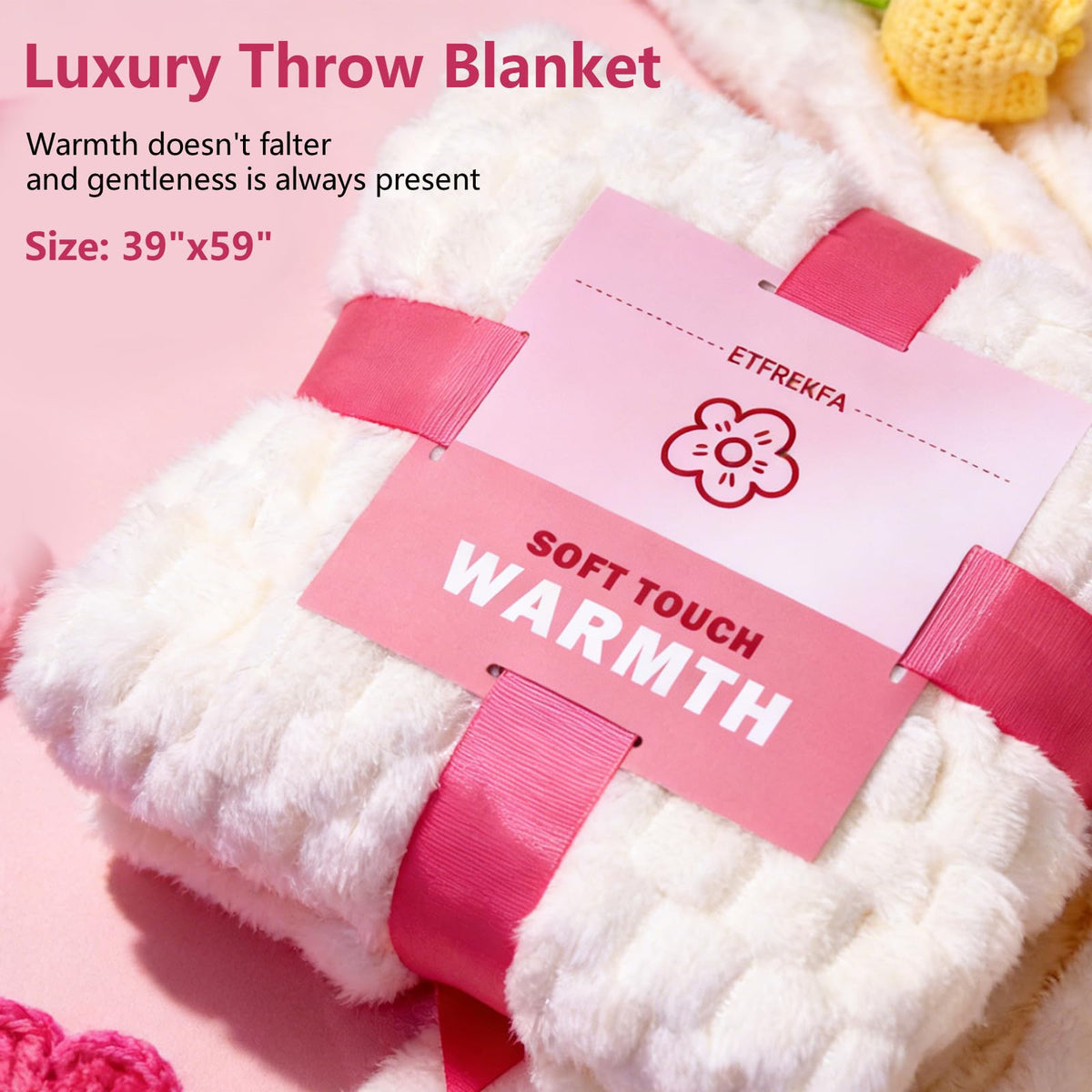 10 Pc Birthday Gift Basket Set with Blanket K60425