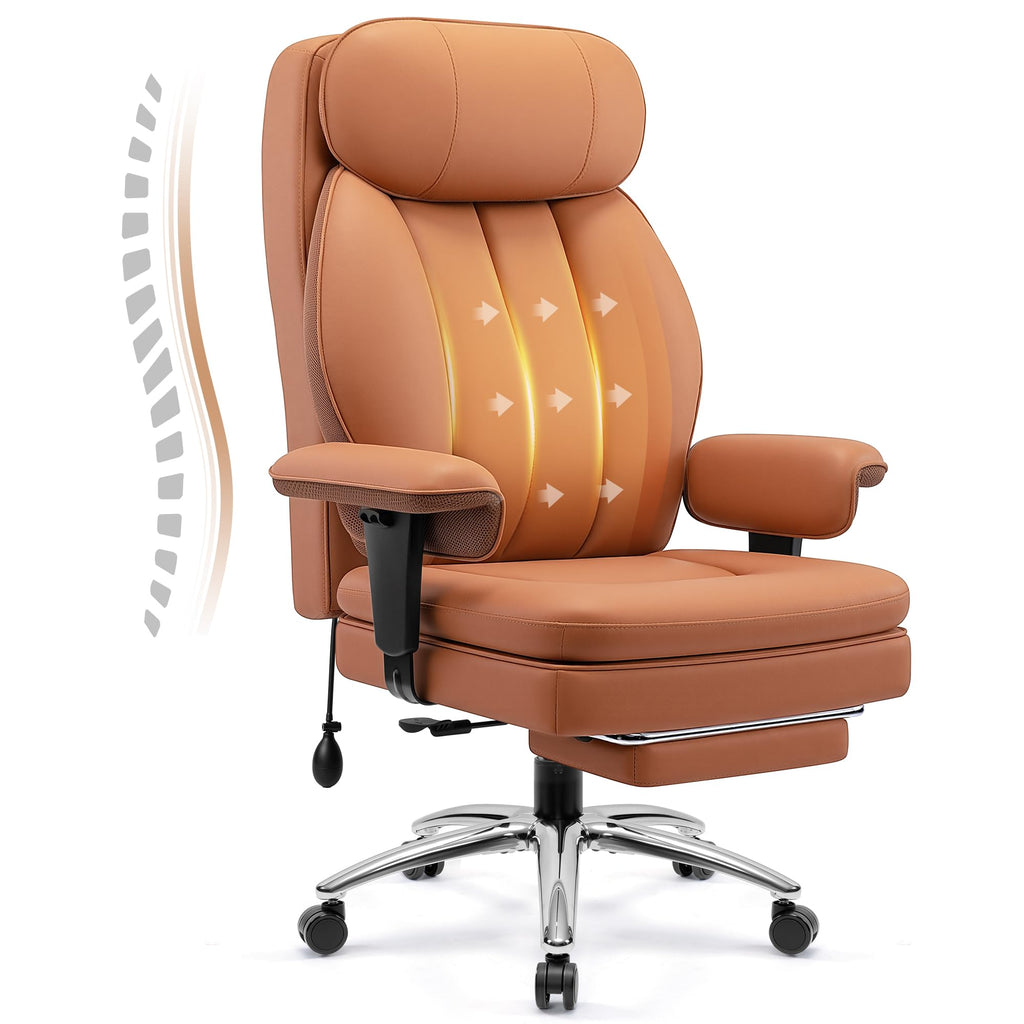 Big and Tall Office Chair with Inflatable Lumbar Support A2352