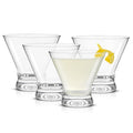 Stemless Martini Glasses Set of 4 W721