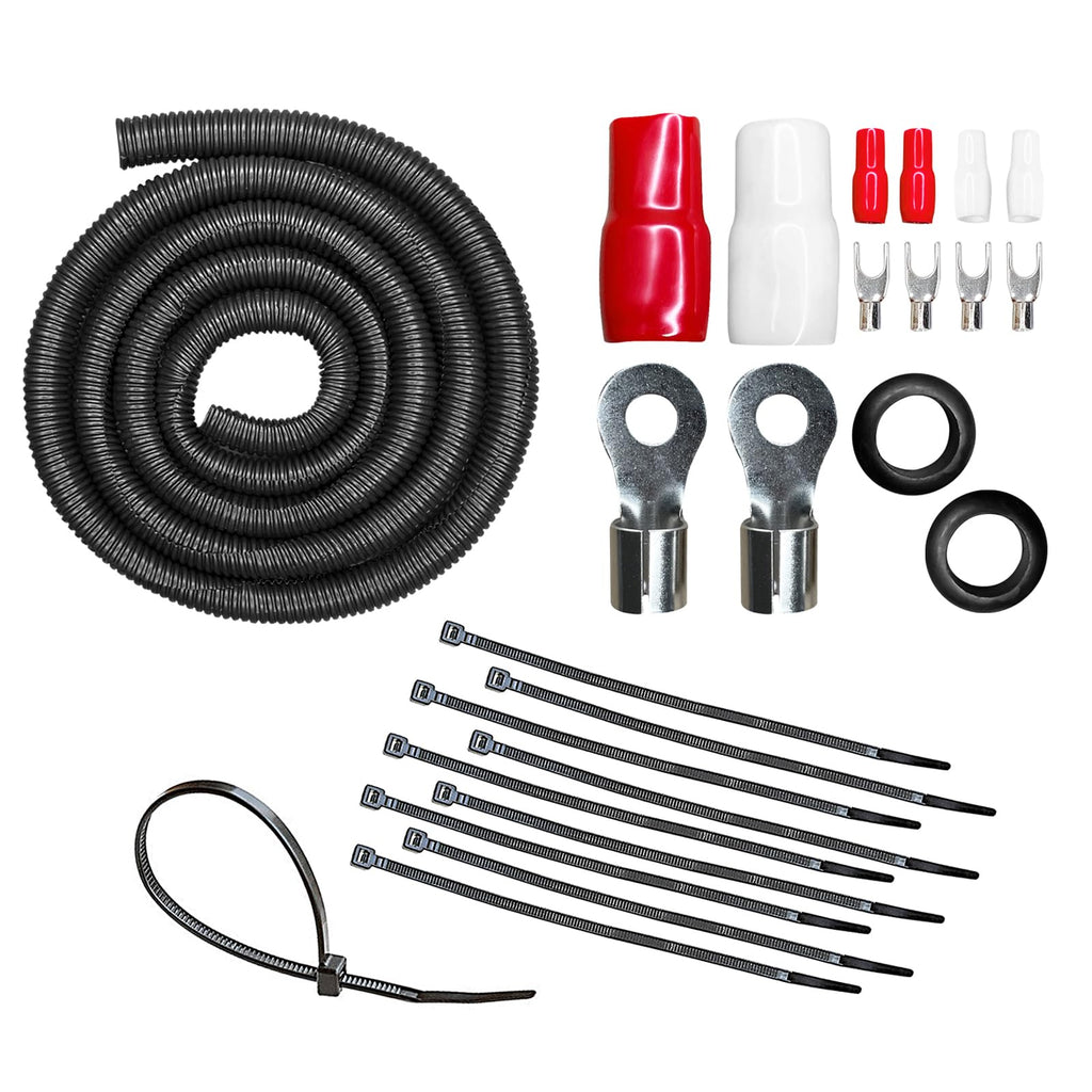 1/0 Gauge CCA Amp Wiring Install Kit U670
