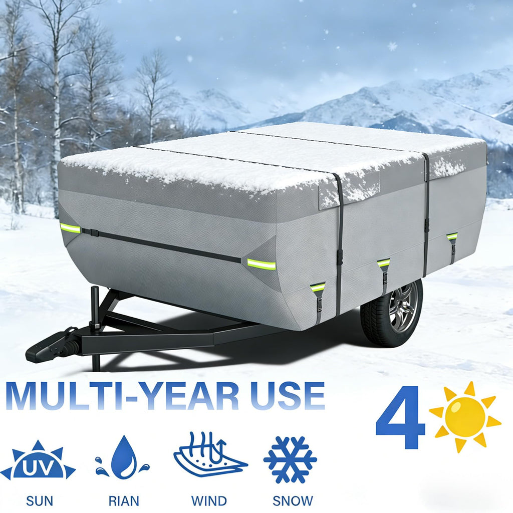 8 Layers Pop Up Folding Camper Cover P8098