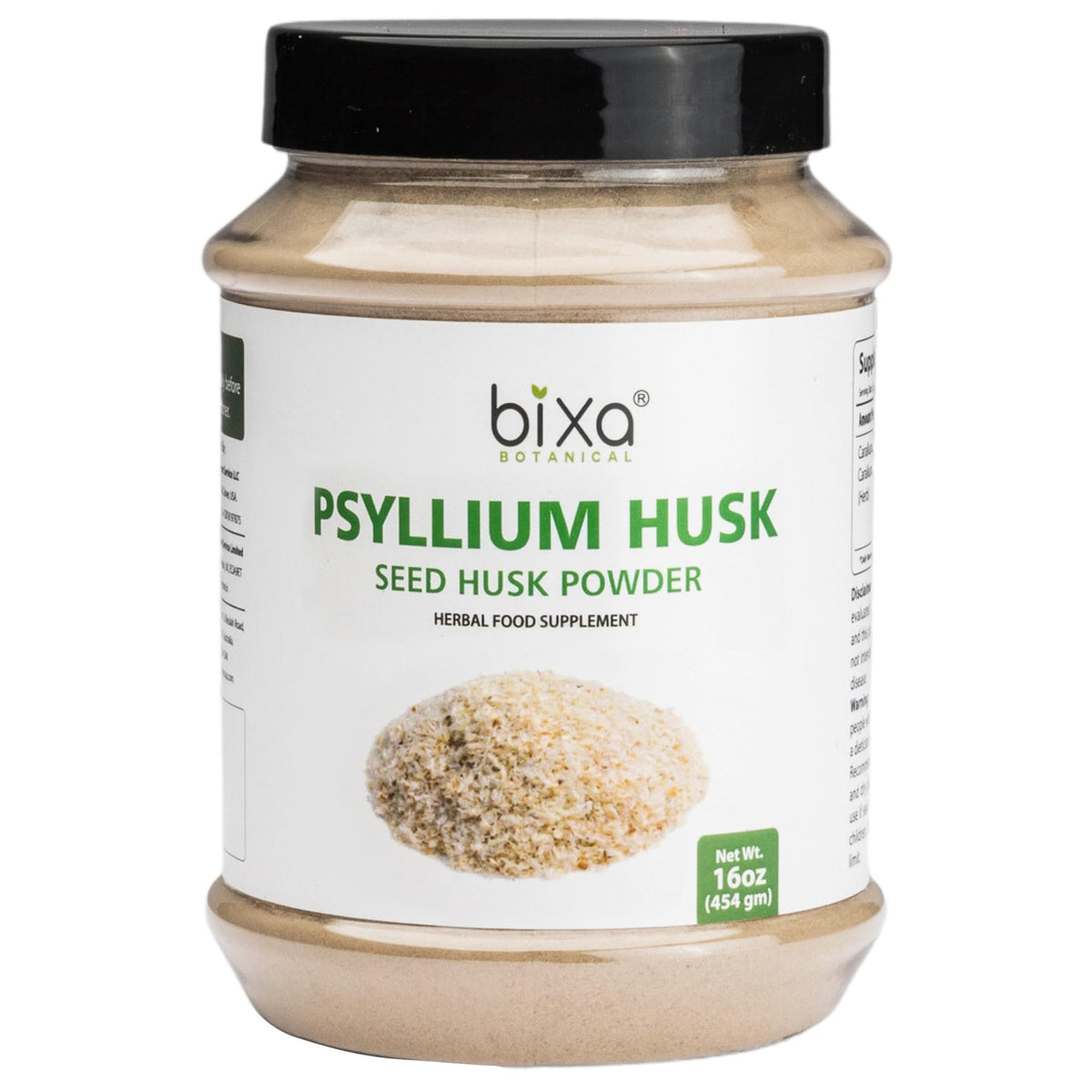 Psyllium Husk Powder 1 Pound Gluten Free Vegan S114