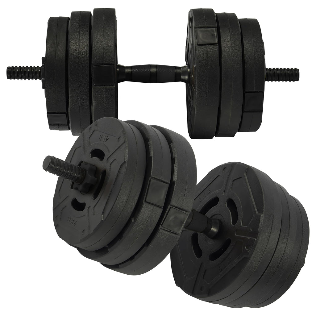 Adjustable Dumbbell Set 60 Lbs Black N638023