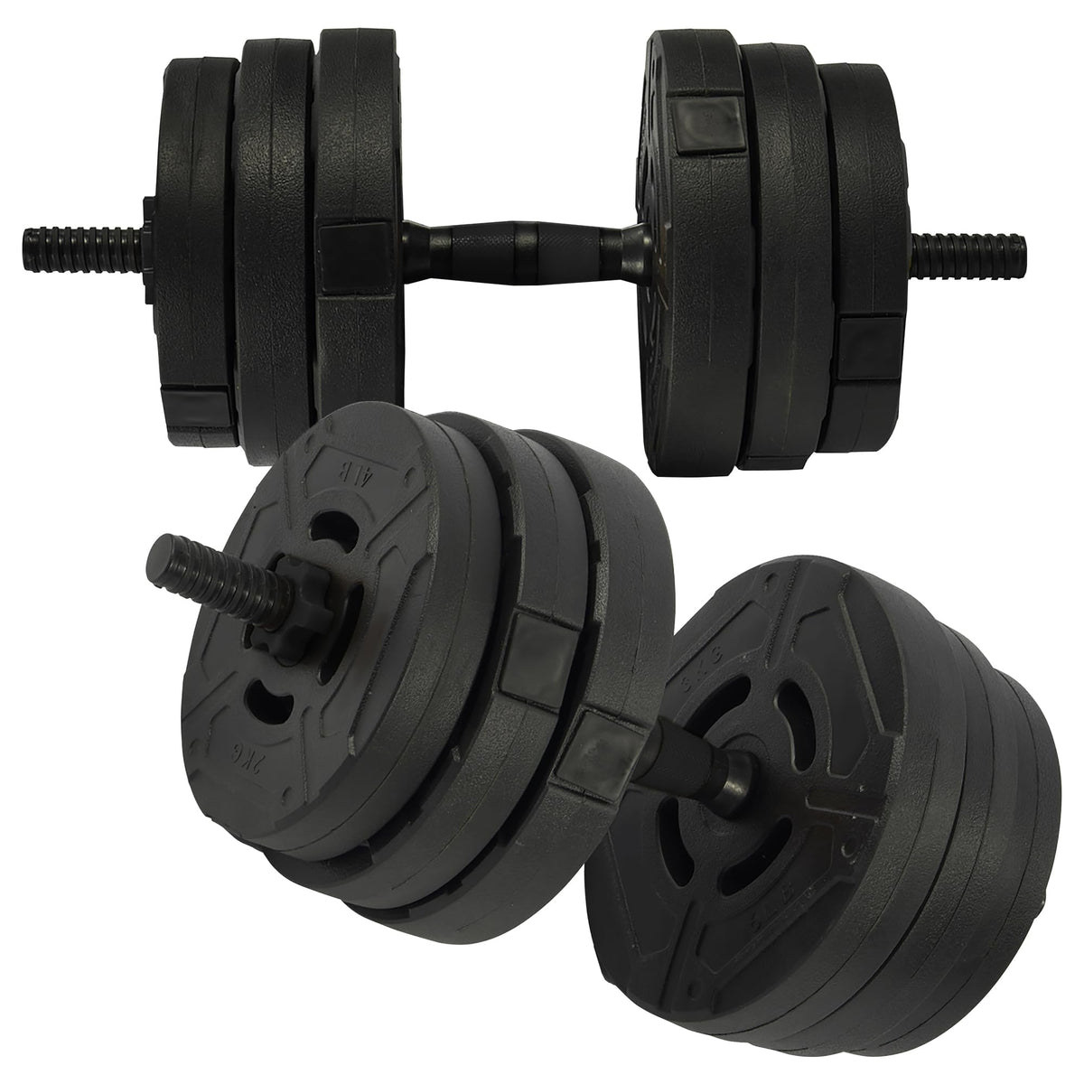 Adjustable Dumbbell Set 60 Lbs Black N638023