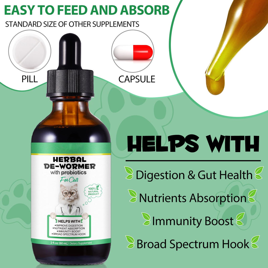 Cat Multivitamin Supplement Drops with Probiotic E44635