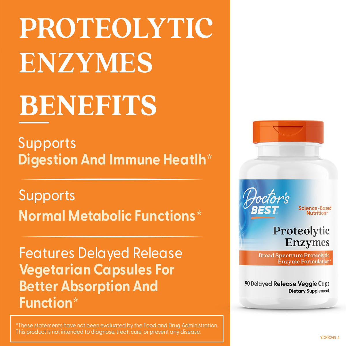 Bromelain 90 Veg Capsules O761662
