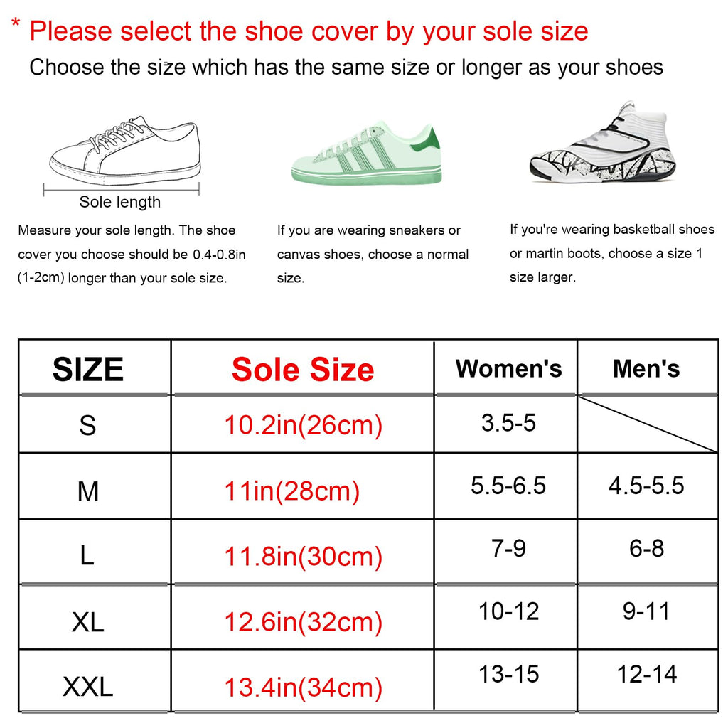 Waterproof Reusable Foldable Shoe Covers with Zipper Z499