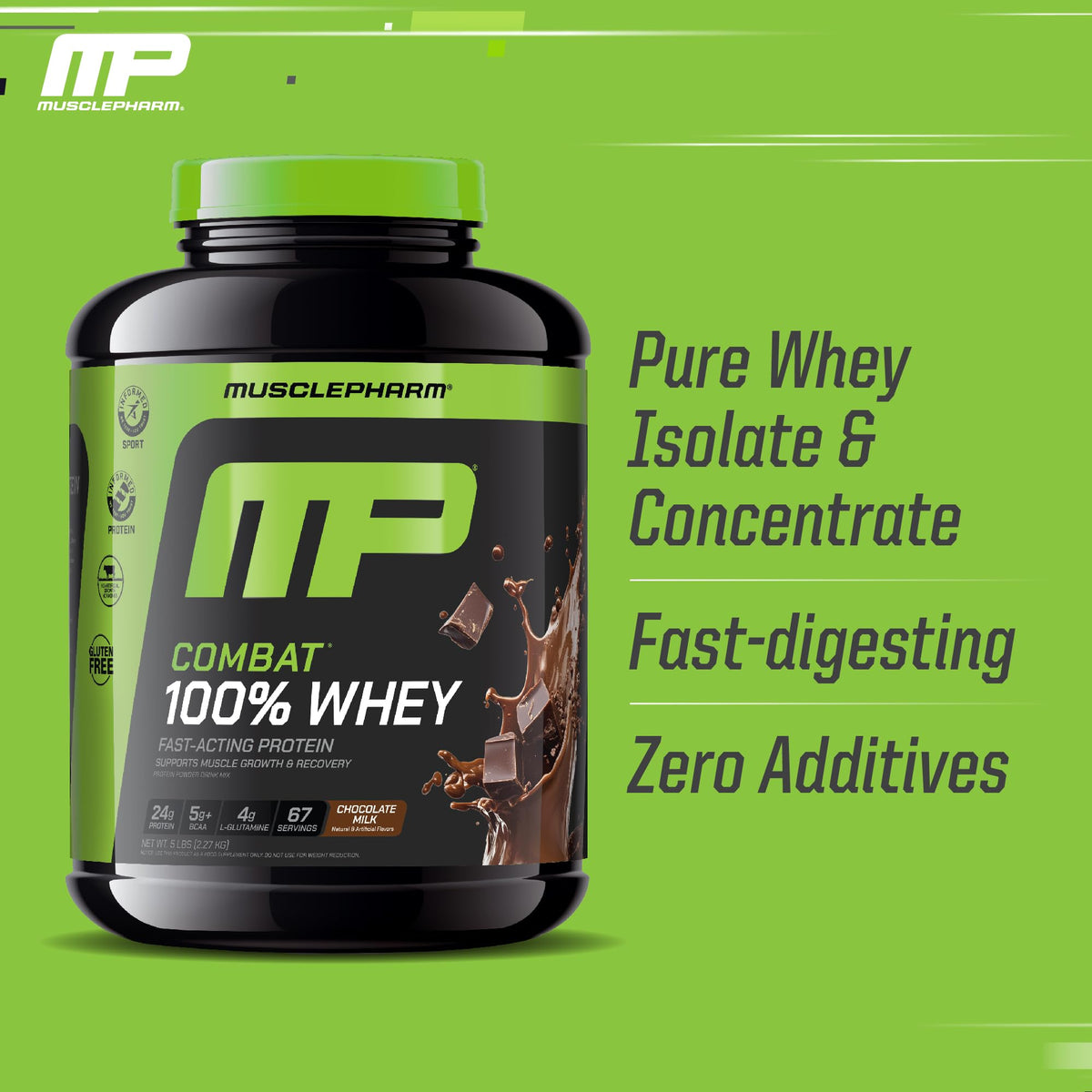 Chocolate Milk Whey Protein Powder 5 lb E582642