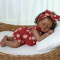20 Inch Reborn Baby Dolls Black Girl with Accessories Set P958