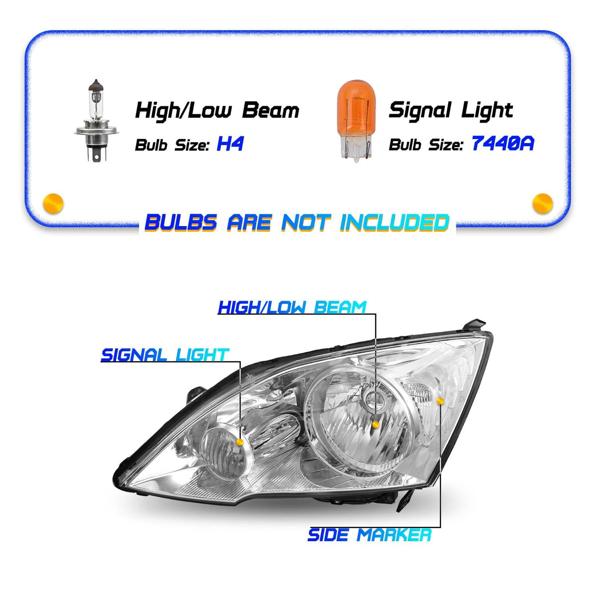 Halogen Headlight Assembly O223381