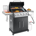 Propane Gas Grill 5+1 Stainless Steel with Side Burner G22452