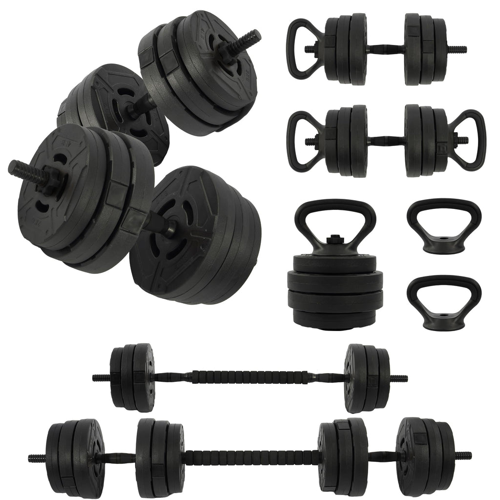 Adjustable Dumbbell Set 60 Lbs Black N638023