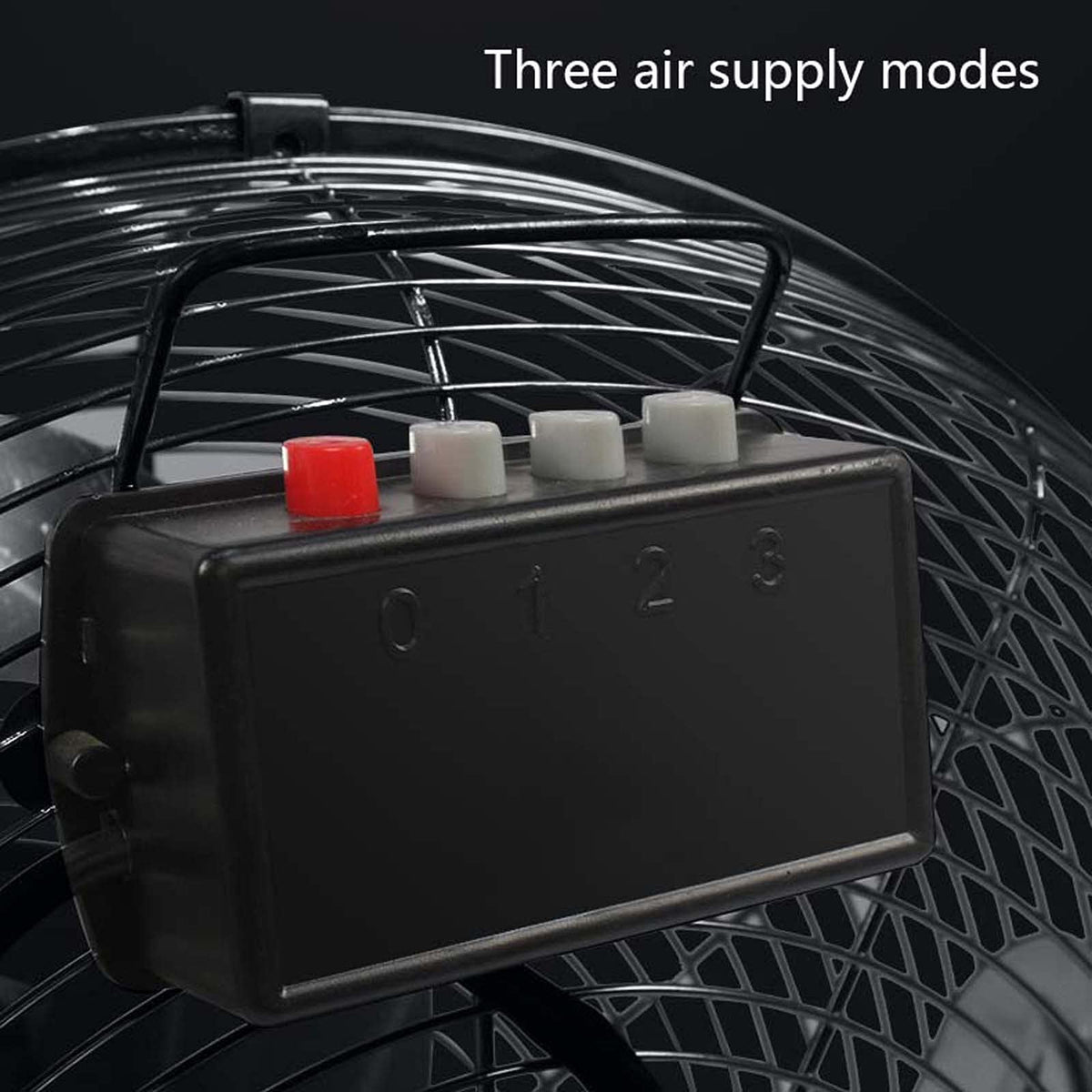 18 Inch 3 Speed Adjustable Tilt Metal Floor Fan U4372