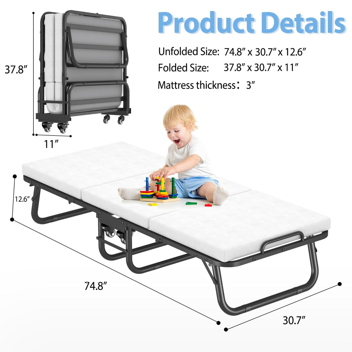 Folding Rollaway Bed R737001