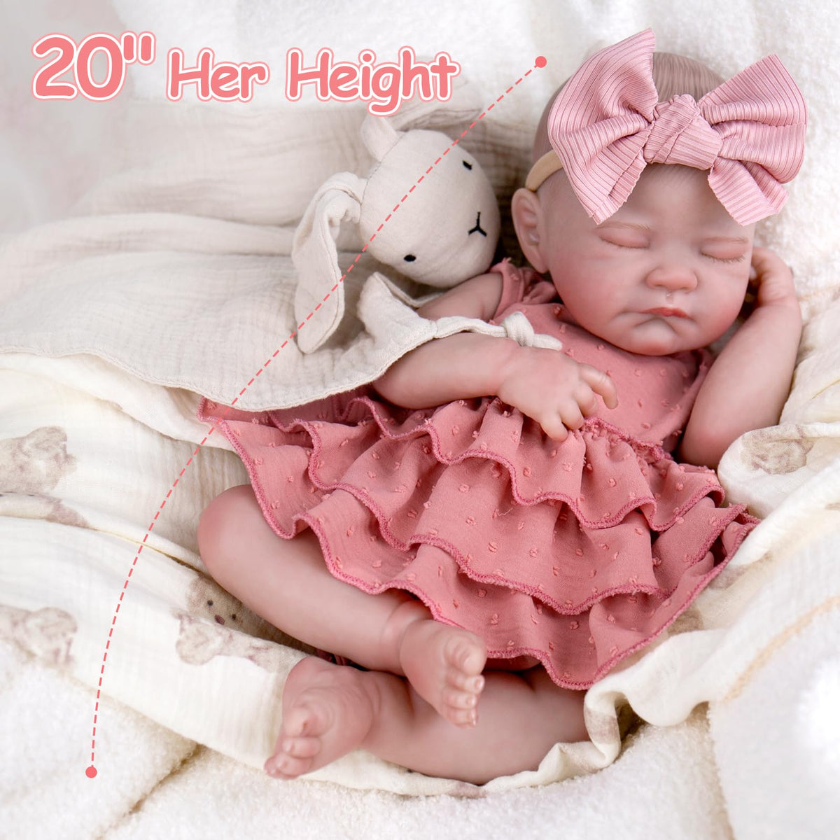 Realistic Reborn Baby Dolls 20" M644