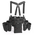 16-Pockets Adjustable Tool Belts with Suspenders U17378
