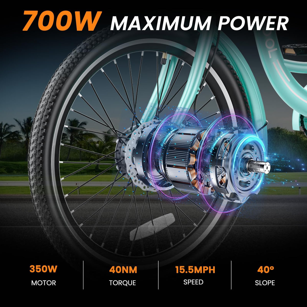 3 Wheel Electric Bike for Adults E40789