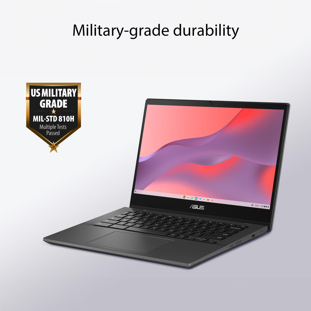 14" HD Anti-Glare Chromebook, MediaTek Kompanio 520, 4GB RAM, 64GB eMMC, Gray R710