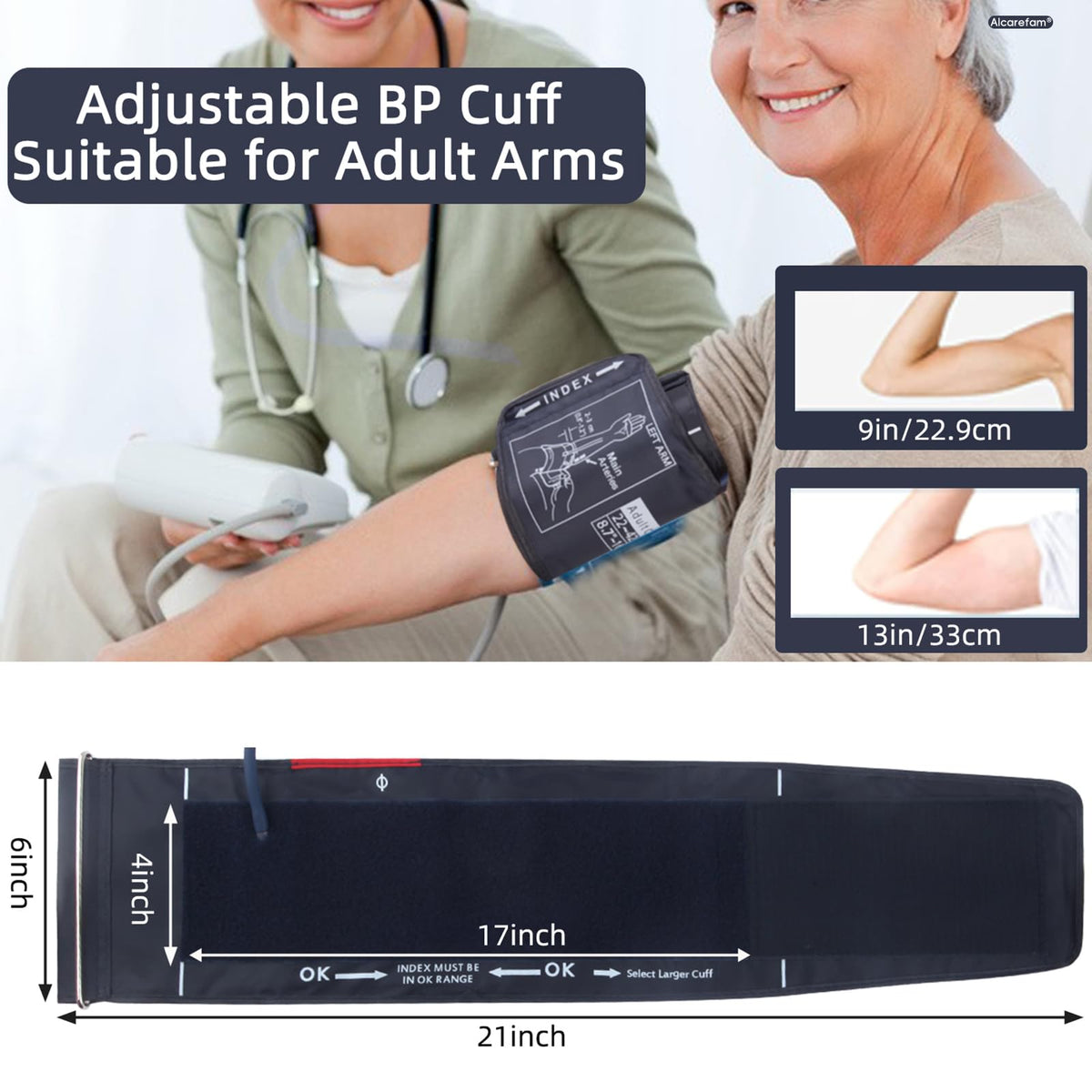 Large Blood Pressure Cuff, 8.7”-16.5” F5396
